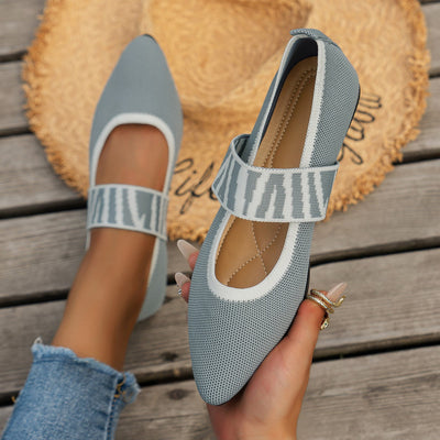 Elvora London™ – Liora Patterned Ballet Flats