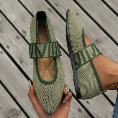 Elvora London™ – Liora Patterned Ballet Flats