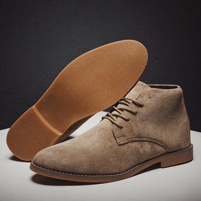 Elvora London™ – Astor Frosted Leather High-Tops