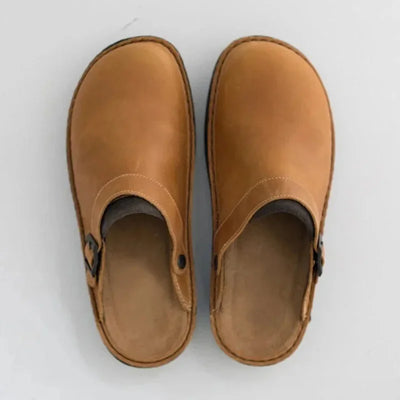 Elvora London™ | Classic Leather Clogs