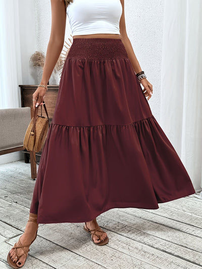 Elvora London™ – Marnie Tiered Floral Maxi Skirt