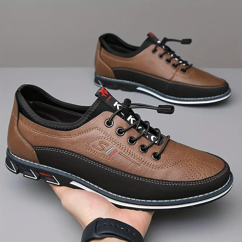 Elvora London™ – Vento Leather Sneakers