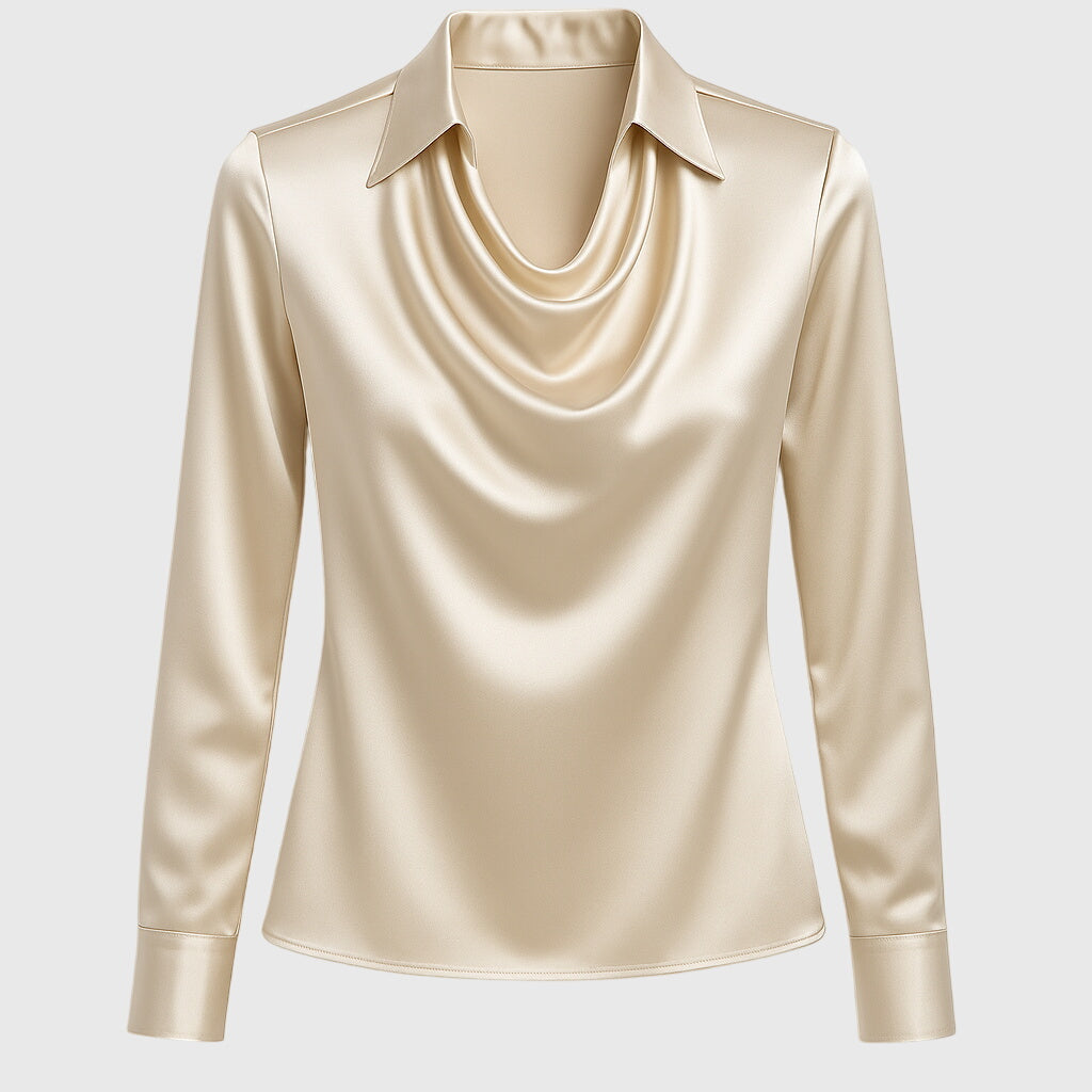 Elvora London™ | Elegant satin blouse