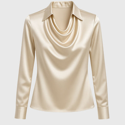 Elvora London™ | Elegant satin blouse