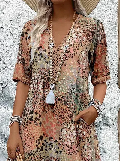 Elvora London™ – Isla Floral Midi Dress