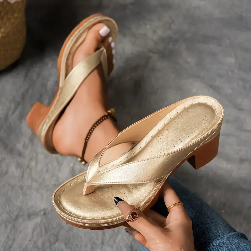 Elvora London™ – Naya Stylish Comfort Heeled Sandals