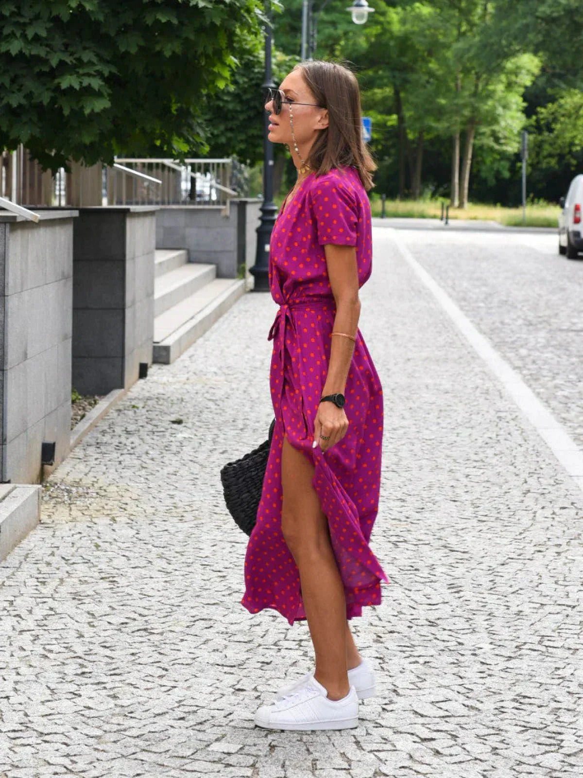 Elvora London™ – Celeste Elegant Midi Dress